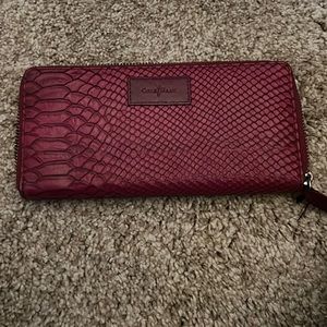 Cole Haan leather wristlet